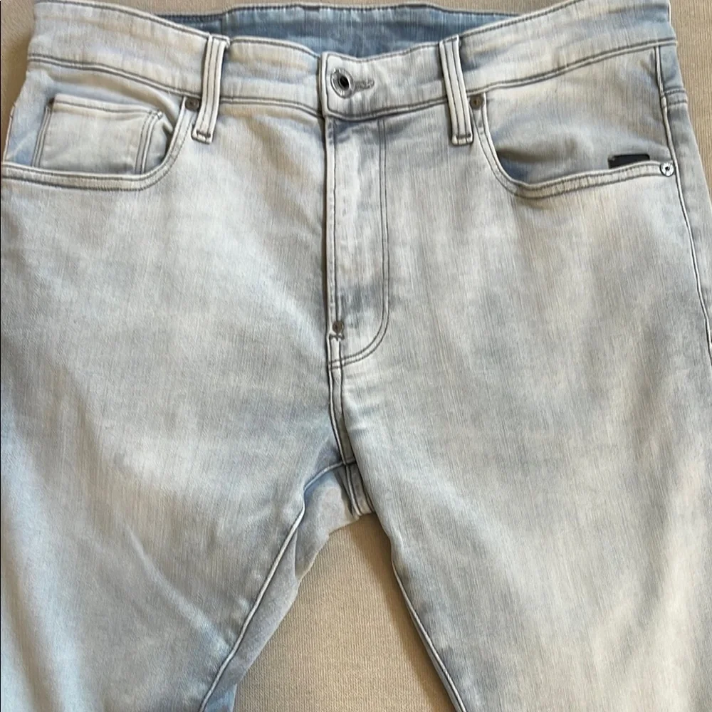 G-Star Men's Light Gray Slim Jeans 33x30
